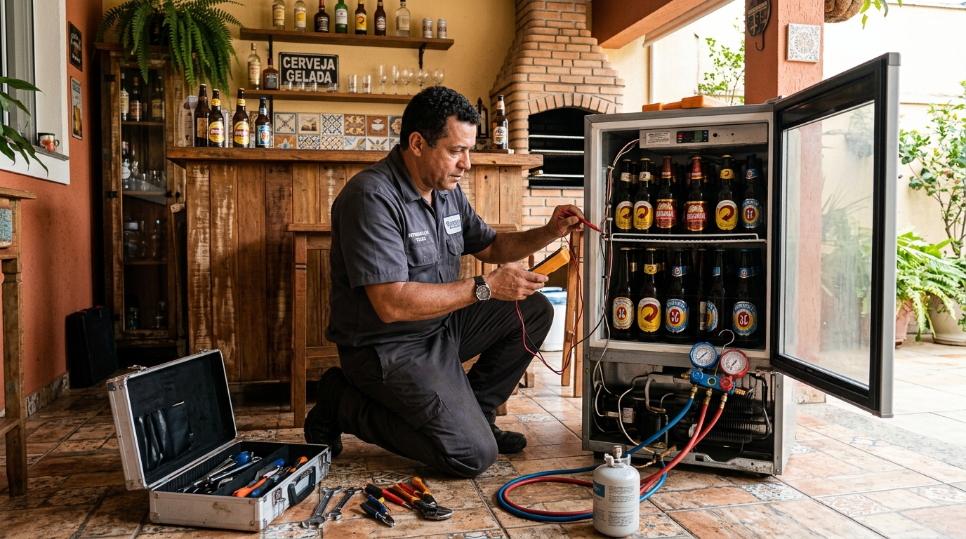 Troca de Compressor e Unidade Condensadora